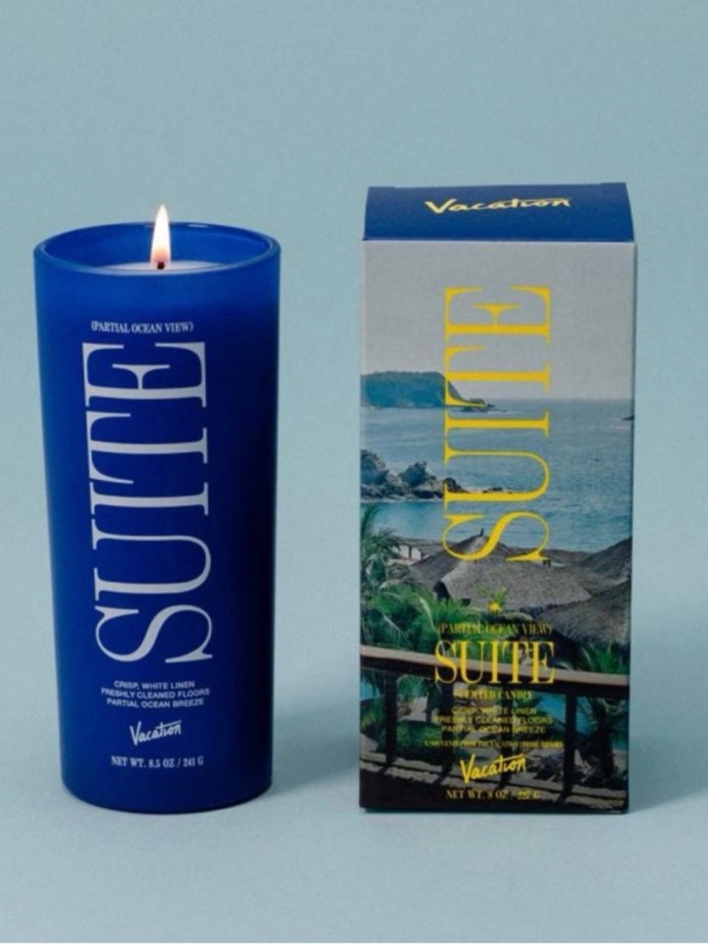 Vacation Partial Ocean Suite Scented Candle - 8 oz - NIB